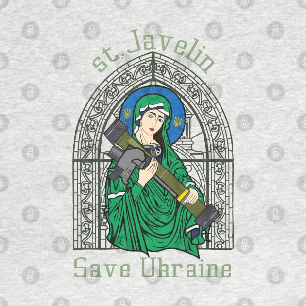 Saint Javelin protect Ukraine by Myartstor 